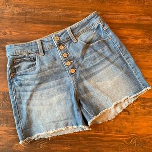 Time & Tru High Rise Denim Short Size 8
